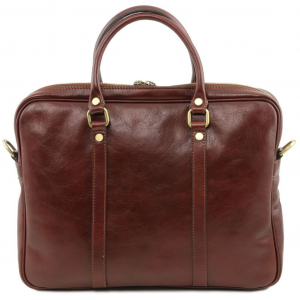 Tuscany Leather TL141283 0 Prato - Exclusive leather laptop case