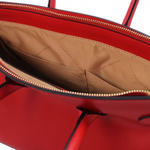 Tuscany Leather TL142174 TL Bag - Borsa a mano in pelle Rosso Lipstick