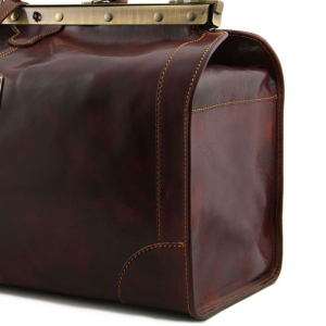 Tuscany Leather TL1022 Madrid - Borsone da viaggio in pelle - Misura grande Naturale