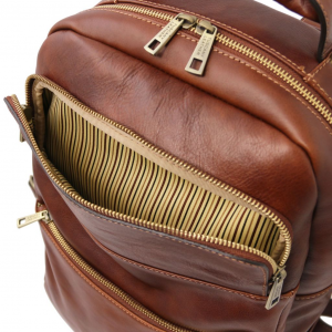 Tuscany Leather TL142205 Melbourne - Zaino porta computer in pelle Marrone