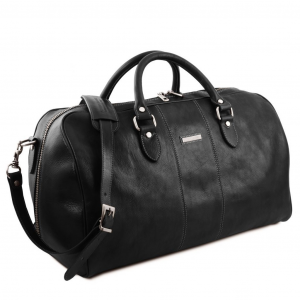 Tuscany Leather TL141657 0 Lisbona - Travel leather duffle bag - Large size