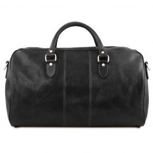 Tuscany Leather TL141657 0 Lisbona - Travel leather duffle bag - Large size