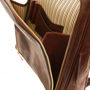 Tuscany Leather TL141793 0 Bangkok - Leather laptop backpack