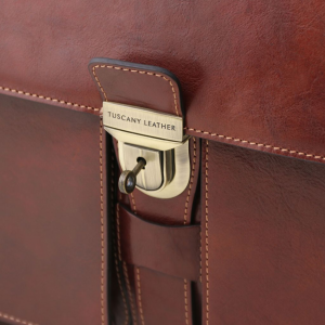 Tuscany Leather TL141825 0 Assisi - Aktentasche aus Leder 3 Fächer