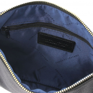 Tuscany Leather TL142029 TL Bag - Pochette in pelle morbida Nero