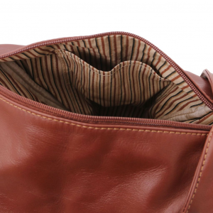 Tuscany Leather TL140962 Delhi - Zaino in pelle morbida Nero