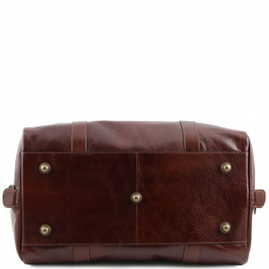 Tuscany Leather TL141249 0 TL Voyager - Sac de voyage en cuir avec boucles - Petit modèle