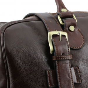Tuscany Leather TL141249 0 TL Voyager - Sac de voyage en cuir avec boucles - Petit modèle