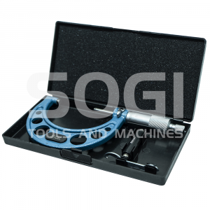 Micrometro centesimale per esterni SOGI MIC-50-75 con frizione - 5075 mm - terminali cromati