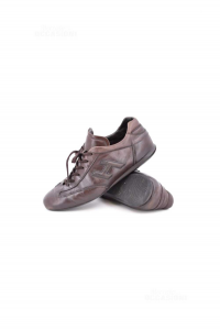 Schuhe Mann Hogan Braun In Echt Leder Größe 8.5 (Größe.43)