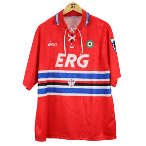 1994-95 Sampdoria Asics Erg Home Third Shirt L (Top) 