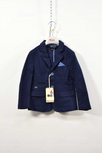 Jacket Boy Brums 4 Years Blue In Cotton New