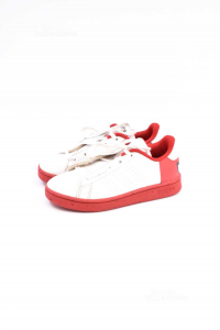 Zapatos Bebé Adidas Maravilla Spiderman Talla 28 Blanco Rojo