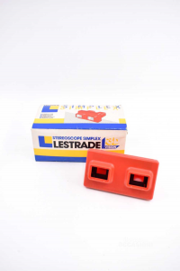 Esteroscopio Lestrade Vintage With Diapositive Turistiche
