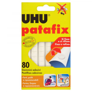 UHU Patafix bianco gommini adesivi 80 pezzi