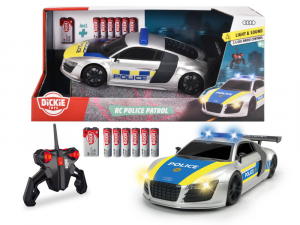 Dickie Toys - RC Audi Police Patrol - Batterie Incluse
