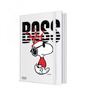 Taccuino Boss con Snoopy dei Peanuts formato A5 - Marpimar
