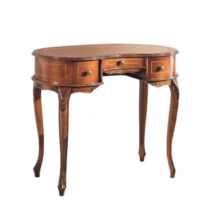 Kleiner Schreibtisch mit klassischer und eleganter Intarsie 