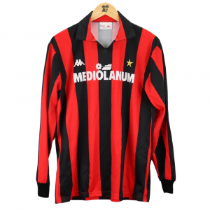 1987-88 Ac Milan Shirt Kappa Mediolanum L (Top)