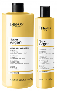 Muster & Dikson - Dikson Prime Super Argan Shampoo Nutriente per Capelli Secchi