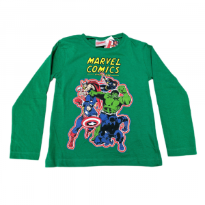 Maglietta verde degli Avengers a manica lunga per bambino - Marvel