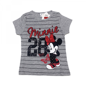 Maglietta grigia di Minnie a manica corta per bambina - Walt Disney