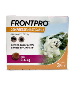 FRONTPRO compresse cani 2-4 kg 3 cpr