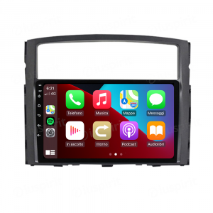 ANDROID autoradio navigatore per Mitsubishi Pajero 2006-2016 CarPlay Android Auto GPS USB WI-FI Bluetooth 4G LTE
