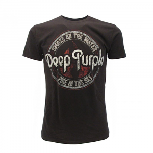 Maglietta nera Deep Purple a manica corta per uomo - Crazy for Rock
