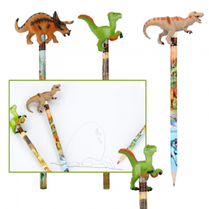 Dino World Matita con decorazione a forma di dinosauro