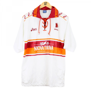 1994-95 Roma Away Shirt Asics Nuova Tirrena M (Top)