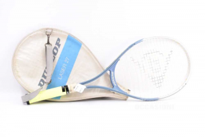 Raqueta De Tenis Dunlop Láser 27 Azul Con Estuche