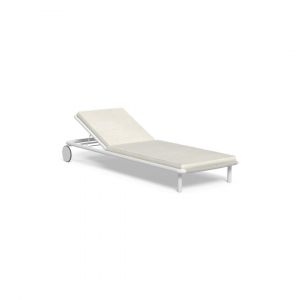 Fabric garden daybed with wheels Talenti Coral