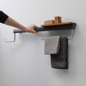 Grab bar with towel rail and toilet roll holder Omnia Ponte Giulio