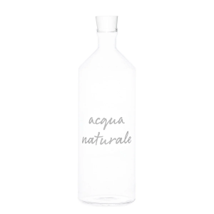 Simple Day bottiglia acqua con scritta Naturale