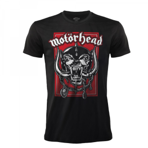 Maglietta nera con i Motorhead manica corta per uomo - Crazy for Rock