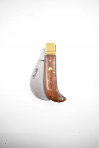 Roncola Small Laguiole With Handle In Wood 20 Cm