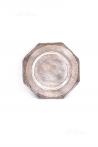 Plate Metal Octagonal Italy 30 Cm