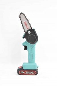 Chainsaw Size Braches Electric Chain Saw Light Blue Battery Op.ed Rechargeable 24v