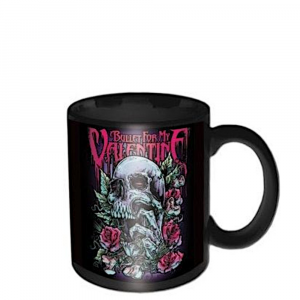 Tazza mug nera di Bullet for my Valentine in ceramica con manico