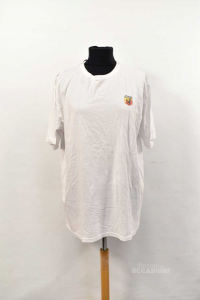 T-shirt Man Abarth White Size .xx L New