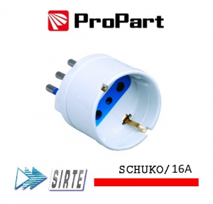 ADATTATORE SHUCKO PROPART PES1007-WP spina 16A polybag