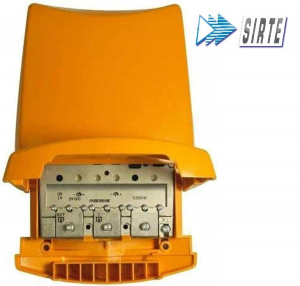 AMPLIFICATORE TELEVES 536041 2x UHF+VHF G.25dB Reg. OUT 114dBuV LTE Switch e DC-PASS