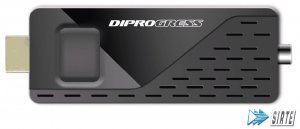 DECODER DIPROGRESS DPT210HA HDMI adapter DVBT2 H265 - RCU 2in1
Aliment. 5V via USB - IR ext con display