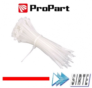 FASCETTE PROPART PECT2200-W nylon 2,5x200mm Bianco 100pz