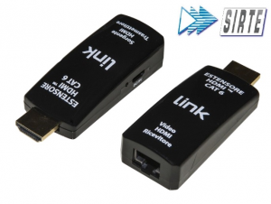 MINI ESTENSORE  HDMI LINK PRO 16011 Full HD Tramite Cavo di Rete Cat6 fino a 50 Metri