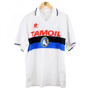 1992-93 Atalanta Shirt #16 Pisani Away Match Worn Asics Tamoil XL (Top)