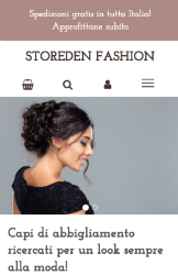 Storeden theme - mobile preview - Essential Theme - Rose
